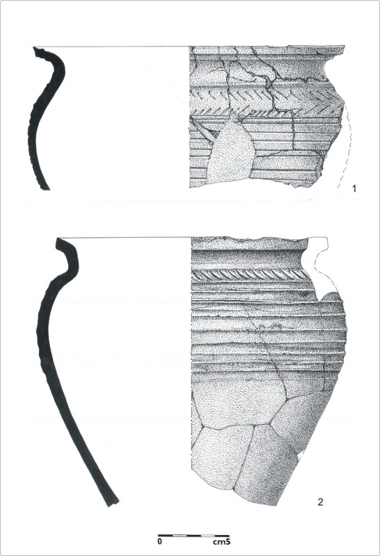 Výběr slovanské keramiky (podle Kouřil-Gryc 2011)